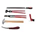 Airshi Farrier Nippers, Farrier Hoof Trim Tool Horseshoe Plier with Horseshoe Hammer for Trimming Horse Hooves