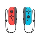 Nintendo, Controle Nintendo Switch, Joy-Con, Esquerdo e Direito, Versátil, Azul Neon e Vermelho Neon