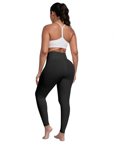 Image of ATHVOTAR Workout Gym Leggings Women, High Waisted Seamless Butt Lifting Scrunch Butt Sports Leggings