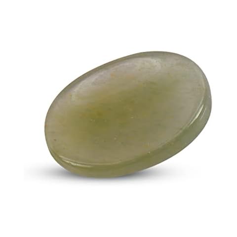 Crystals and Gemstones Healing - Green Jade Worry Stone - Chakra Crystals - Palm Stones Crystals - Thumb Stones - Healing Stones - Meditation Stone - Reiki Gifts Cover