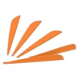 Hosolee 36 Pack Archery Fletches 4 Inch Arrows Vanes Plastic Fletching for DIY Shafts Hunting Target