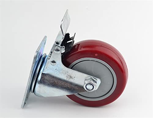Roulettes industrielles 4 pouces pour chariot lourd solution bruit et fatigue - 4