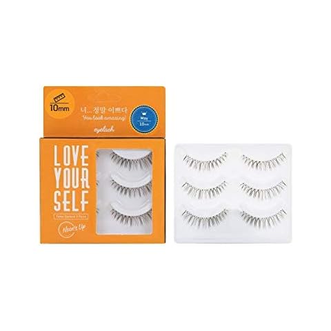 [NOON’S UP LOVE YOURSELF False Eyelash 3 Pairs] - ★Glue is not included!!★ Eyelash, Fake Eyelash, Eye Lashes, Eyebrow growth, Dramatic Lashes, Lashes with Glue (MAY) Cover