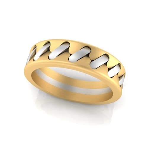 18KT (750) Yellow Gold Ring For Men_H-061-G