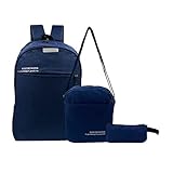 Kit Mochila Para Notebook + Shoulder Bag + Necessaire (Azul)