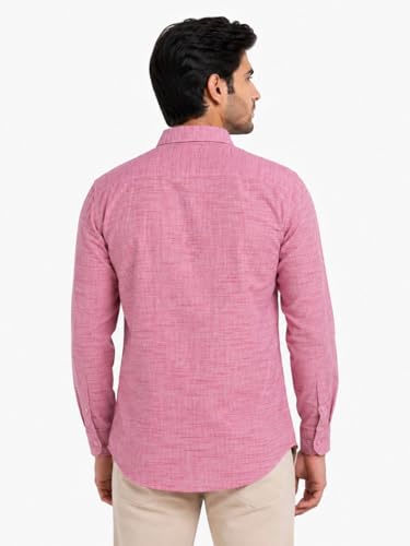 Image of Men's Khadi Cotton Regular Fit Shirt | Full Sleeve Breathable Casual & Office Wear Shirt for Men