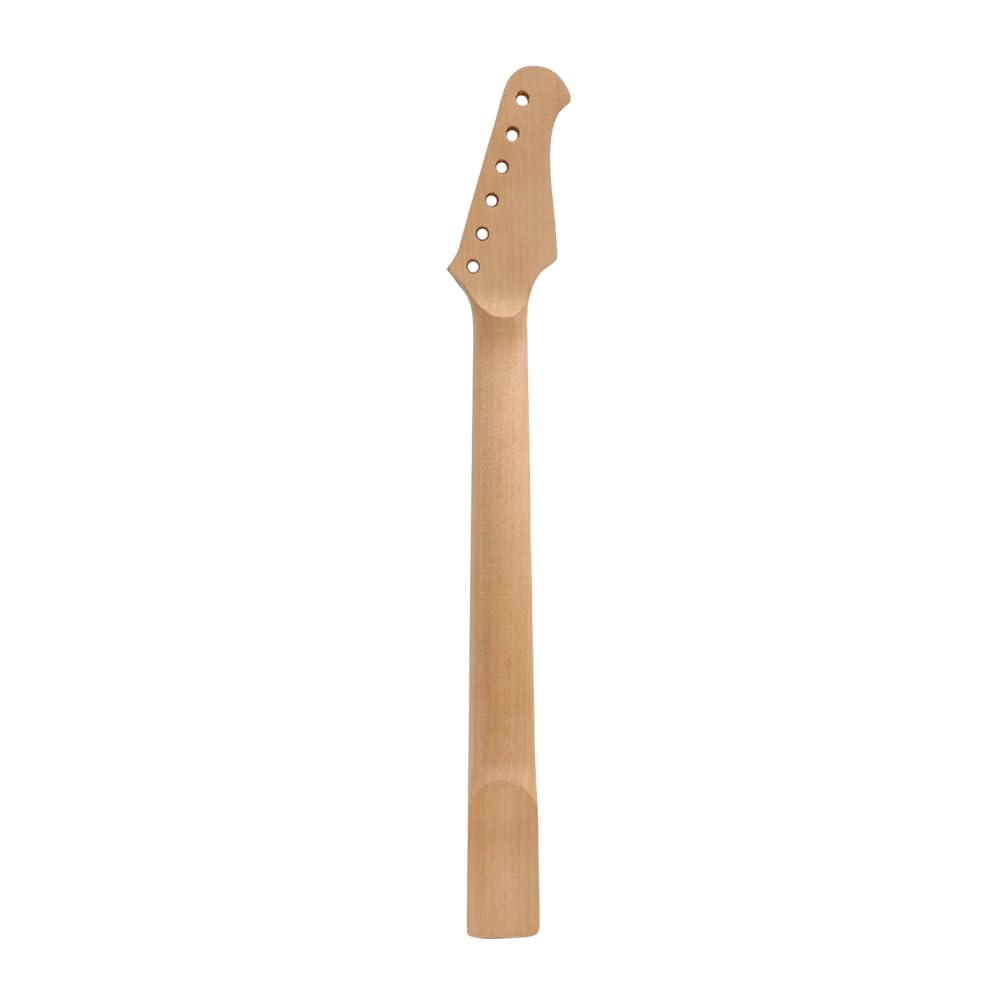 Lewa ręka Wymiana szyi gitary elektrycznej 22 progi 63 cm mahoń + palisander standardowa nakrętka wykwintne wkładki ze śrubą do wiązania na pięcie (1)