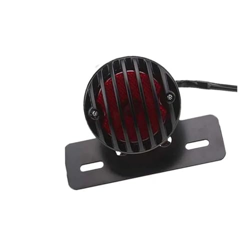 Feu stop arrière LED moto Chopper puissant avec support de plaque intégré étanche