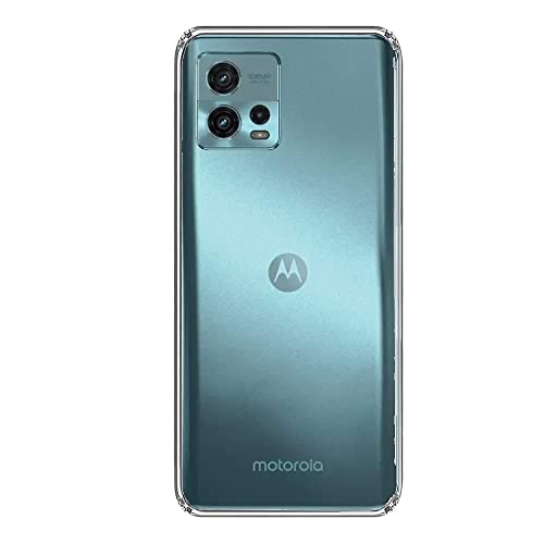 Image of Amazon Brand - Solimo Clear Back Cover Case for Moto G72 5G | Shock Proof Design | Transparent Back Cover for Moto G72 5G (TPU, Transparent)