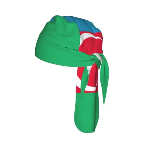 FSCEV Drapeau de l'Azerbaïdjan Casquette de cyclisme à séchage rapide en maille fine Noir