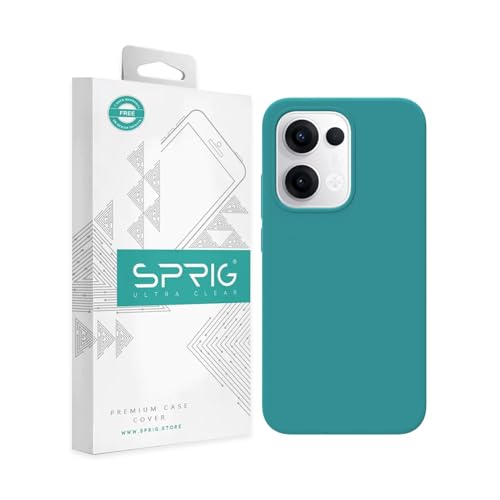 Image of SPRIG Compatible with Oppo Reno 13 5G Premium SilkTone Back Cover Drop Tested Shock Proof Mobile Case for Men, Women, Boys and Girls with Camera Protection (Ocean Blue)