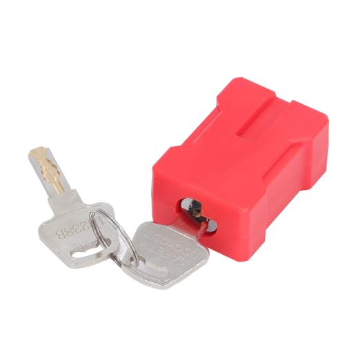 Electrical Cord Plug Lockout Device for Electrical Cord, Plug Locking Safety Lock Fits 2 and 3 Prong Plugs Power Cords,Electrical Shutdown Service Includes 2 Keys