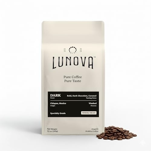 Lunova Organic Mold-Free Coffee En Grano 12 Onzas miniatura 1