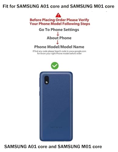 Image of COVERBLACK Soft Bumper Back Case with Cushioned Edges with Color Button Shockproof Back Cover for Samsung Galaxy A01 Core - Transparent