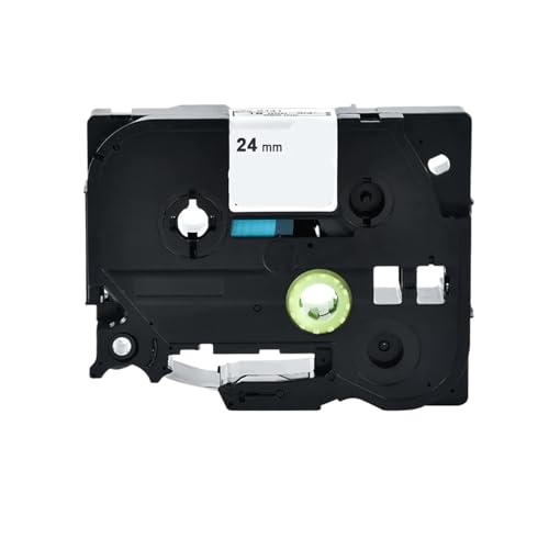 24mm�ABrother �t���L�V�u���P�[�u�����x���e�[�v Tze-FX251 ���F���~�l�[�g�e�[�v Tze �ɑΉ� P-touch �v�����^�p(Black on clear)