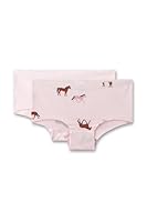 Sanetta Mädchen-Cutbriefs (Doppelpack) rosa | Hochwertige und nachhaltige Unterhose für Mädchen aus Baumwoll-Mix. Inhalt: 2er Set Unterwäsche für Mädchen