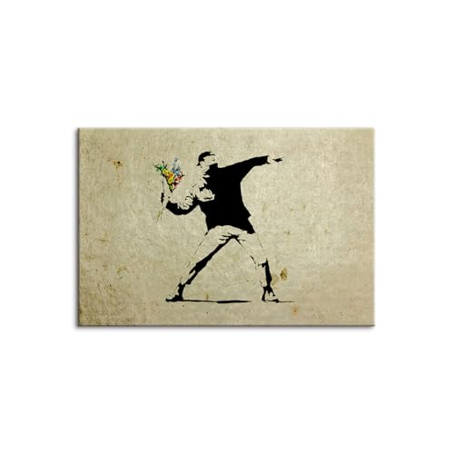 �|�X�^�[ �A�[�g�p�l�� ������ �S���� Banksy �o���N�V�[ 3 ���Z�b�g �G�� �Ǌ|�� �A�[�g�t���[�� ���_�� �A�[�g�{�[�h ������ꂽ �C���e���A �C���e���A�������� �ؘg�t���̊����i (50x70cm�i20x28in�j,D)