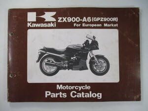 Amazon.co.jp: GPZ900R パーツリスト 英語版 カワサキ 正規 バイク 