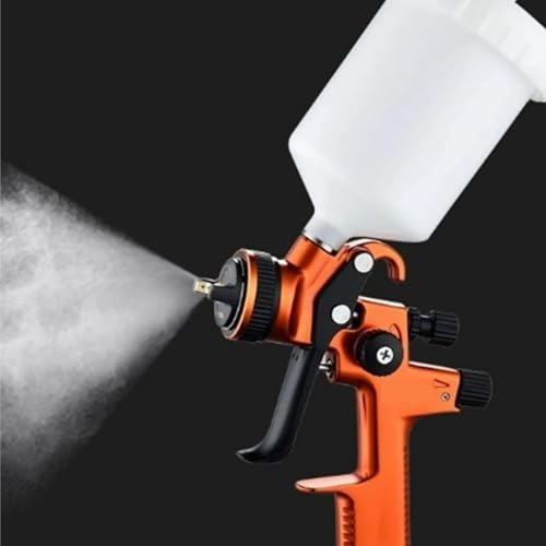 Pistola pulverizadora neumática con aerógrafo de pintura para retoque automotriz 3
