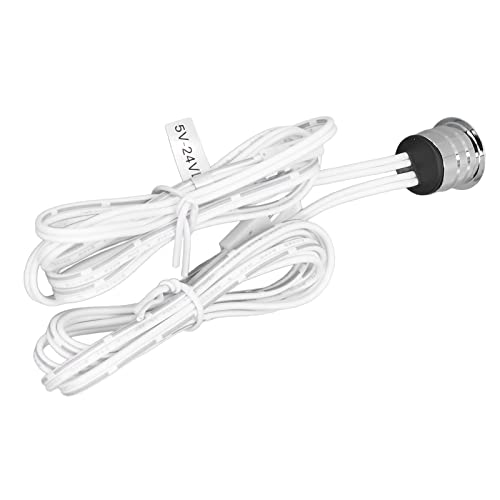 Cabinet Lamp Switch, LED Cabinet Lamp Wardrobe Wine Cabinet Light Switch Embedded Concealed Installation Touch Light Switch with Blue, Light Fixtures