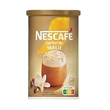 NESCAFE Cappuccino Vanille - Café Soluble Instantané - Grains Arabica & Robusta - Boîte En Papier De 276 g