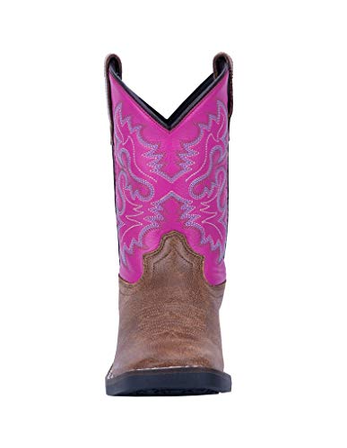 Dan Post Girls' Punky Western Boot Wide Square Toe - Dpc29793