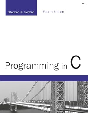 Programming in C (Developer's Library)