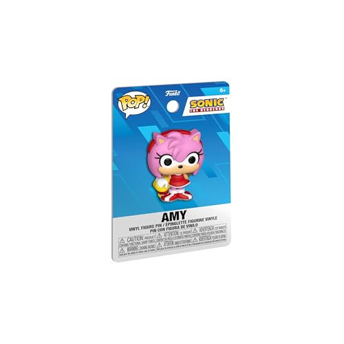 Funko Pop! PVC Pin: Sonic The Hedgehog - Amy - Collectable Vinyl Figure - Gift Idea - Official Merchandise - Toys for Kids & Adults - Video Game Fans - Model Figure for Collectors and Display