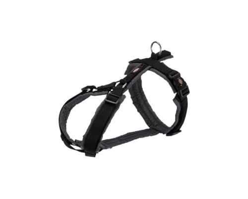 TRIXIE Arnés Trekking New Premium Negro-Grafito para Perros