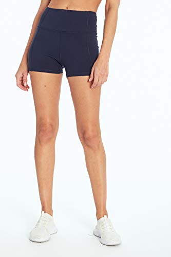 Jessica Simpson Sportswear Tummy Control Hottie Short, Midnight Blue, Medium