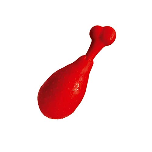Furacão Pet Coxa de Frango Borracha N.2, Tamanho Médio para Cães, (cores sortidas)