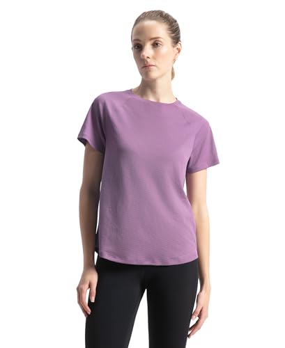 Image of Jockey Women's MW73 Polyester Fabric Relaxed Fit Half Sleeve Breathable Mesh Active Wear T-Shirt