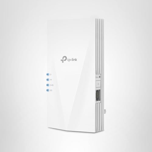 TP-Link AX3000 WiFi 6 Range Extender Internet Booster(RE700X), Dual Band, AP Mode w/Gigabit Port, OFDMA, Beamforming, APP Setup, OneMesh Compatible