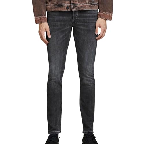 Photo de JACK & JONES Jjiglenn Jjoriginal Am 815 Noos Homme Jean slim, Black Denim 1, 33W / 30L