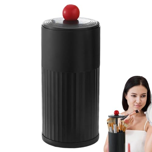 Sirseon Supporto per pennelli cosmetici, organizzatore di pennelli da trucco, tazza di pennelli da trucco per cosmetici, portapennelli da trucco, contenitore per pennelli da trucco di sollevamento
