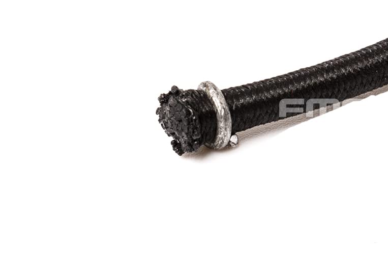 FMA Bungee Replacement Elastic Rubber Band Cord String Hook ?1 Pair? for ARC Helmet for Fixed NVG VAS (BK)