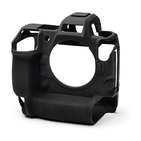 easyCover Silicone Camera Cover. Compatible with Nikon Z9 Mirrorless Camera. Black Protective Case Cover