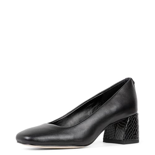 Image of Donald Pliner Women's Aquarius 2 inch Block Heels, Square Closed Toe Chunky Heels for All Day Wear