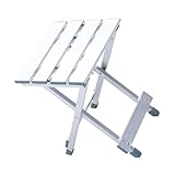 TOYANDONA Leichter Aluminium Klapphocker Campingstuhl Tragbar Wetterfest für Outdoor Angeln Picknick Wandern