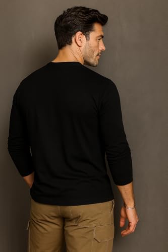 Image of JUARI BE A GENTLEMAN Men's Regular Fit Printed Full Sleeve T-Shirt