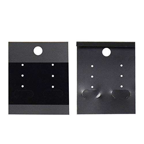 Image of DIY Crafts Velvet Jewellery Earring Stud Hanging Display Holder | Elegant jewellery display holders for organising, showcasing and protecting earrings neatly (100 Pcs)