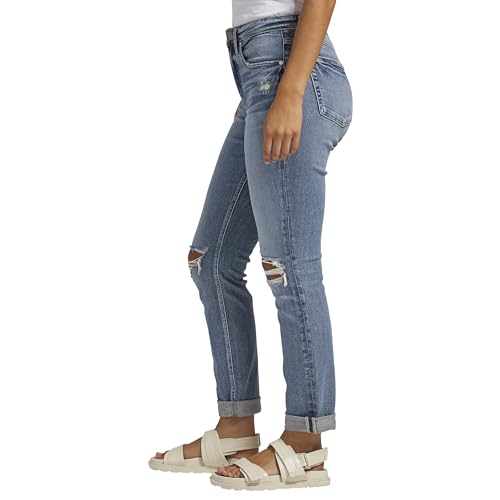 Silver Jeans Co. Women's Beau High Rise Slim Leg Jeans2