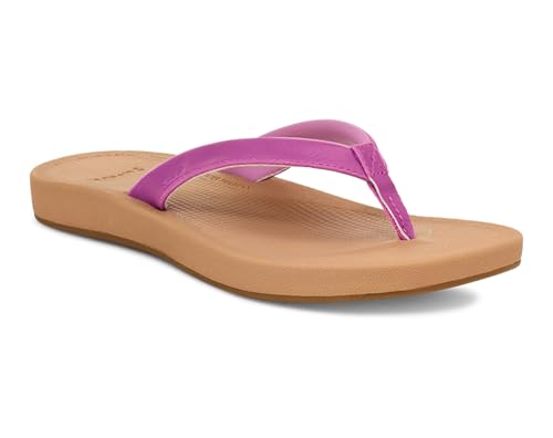 Image of Sanuk Womens Cosmic Shores | Water Resistant Flip Flops for Women | EVA Footbed With Arch Support | Women's Beach Sandals