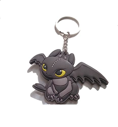 How to Train Your Dragon Night Fury Toothless Figure Shaped Keychain