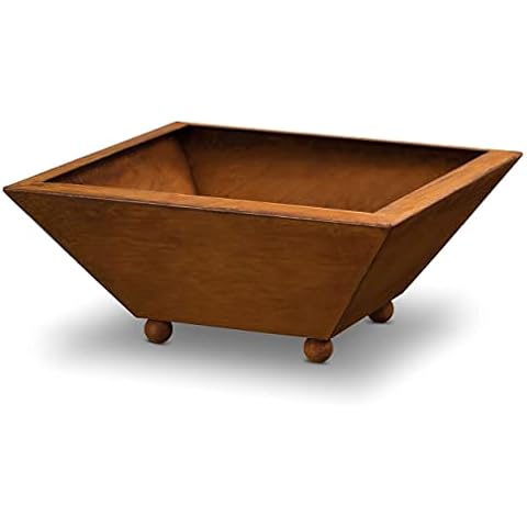 Rostikal Decorative Rust Bowl for Garden Cover