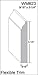 Flexible Moulding - Flexible Base Moulding - WM623-9/16