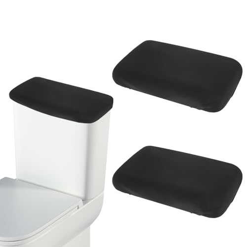 2 Pcs Toilet Tank Cover,Universal Toilet Lid Cover,Absorbent Washable Toilets Tank Lid Replacement...