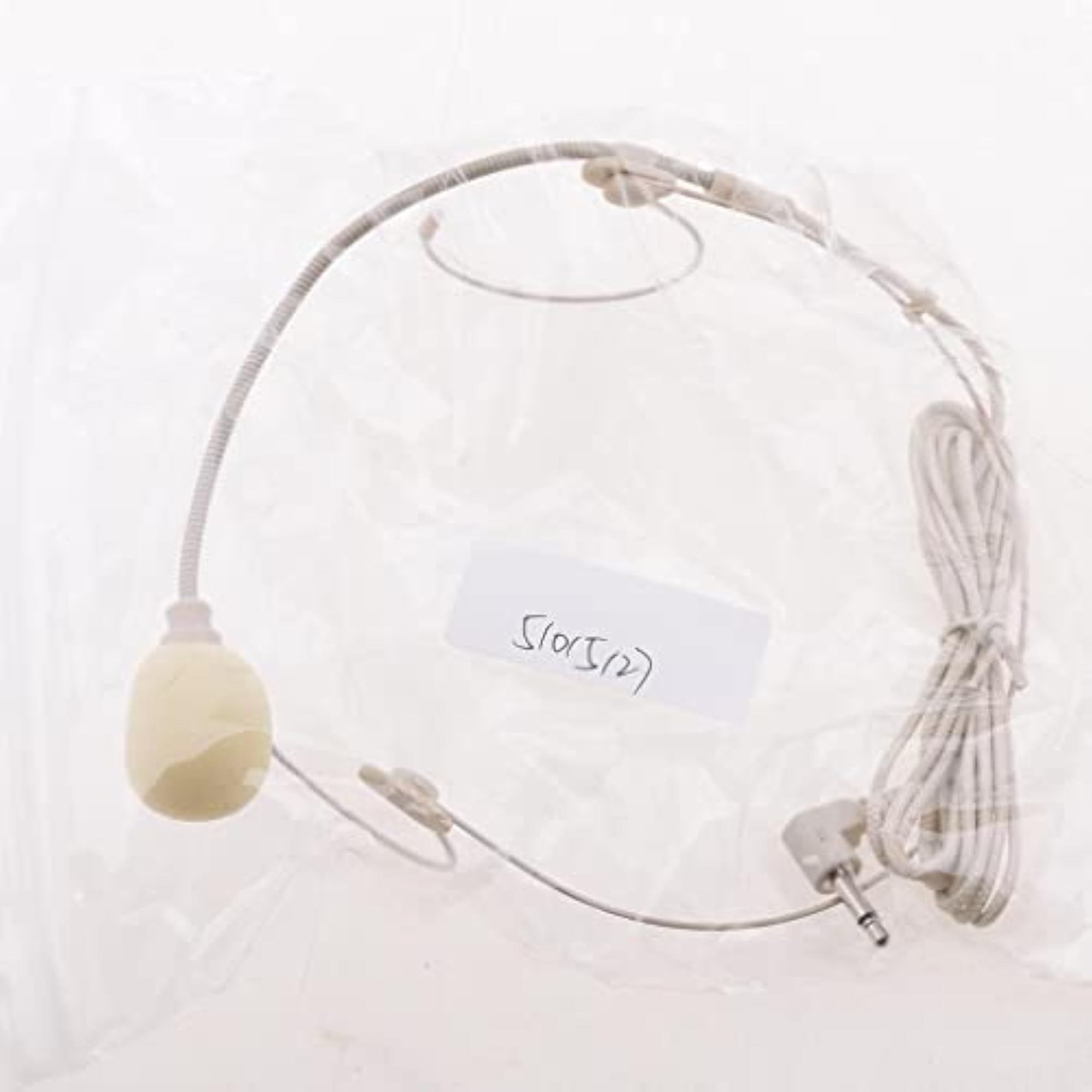 Dual Ear Hook Wired Headset Headworn Microphone