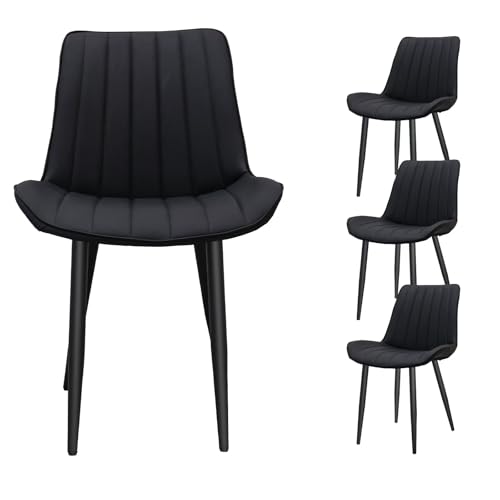 ILEGRIN Faux Leather Dining Chairs