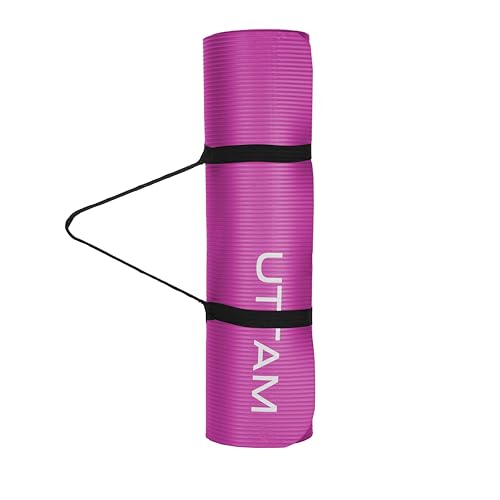 UTTAM Yoga Mat | Multi-Purpose Extra Thick Foam Exercise Mats | Stretching, Resistance Workout & Therapy – Pilates, Home & Gym Equipment Accessory for Men Women Kids (183 x 60cm) - Image 6